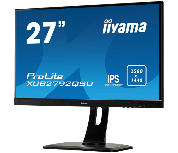Monitor IIyama 27" XUB2792QSU-B1 IPS, WQHD, PIVOT - 342273 - zdjęcie 4